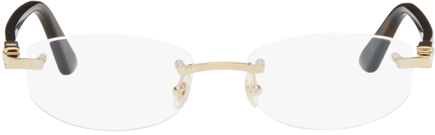 Gold Oval Glasses
