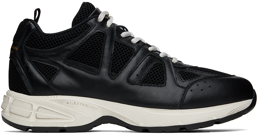 OFFICINE CREATIVE BLACK SUPERBIA 001 SNEAKERS 