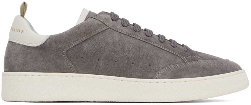 OFFICINE CREATIVE GRAY 'THE DIME 001' SNEAKERS 