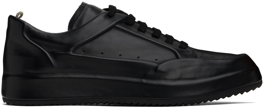 OFFICINE CREATIVE BLACK ACE 016 SNEAKERS 