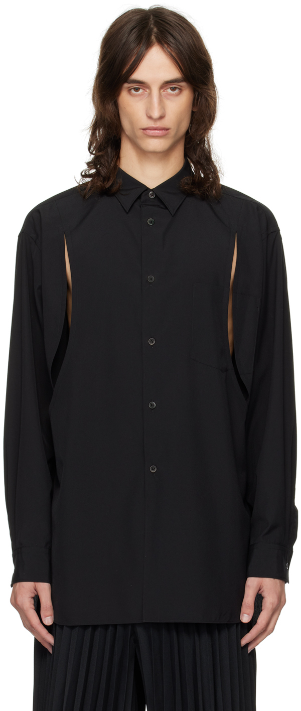 Black Cutout Shirt