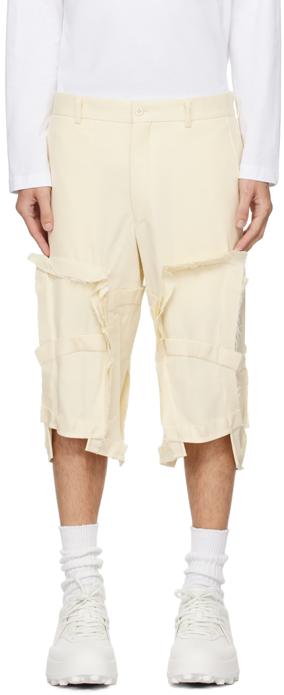 Off-White Distressed Shorts