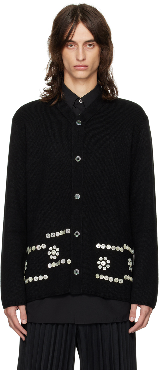 Black Buttons Cardigan