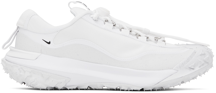 Shop Comme Des Garçons Homme Deux White Nike Edition Acg Mountain Fly 2 Low Sneakers