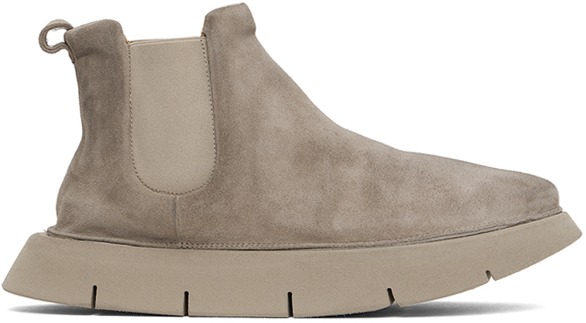 Shop Marsèll Beige Intagliata Beatle Boots In 201 Clay