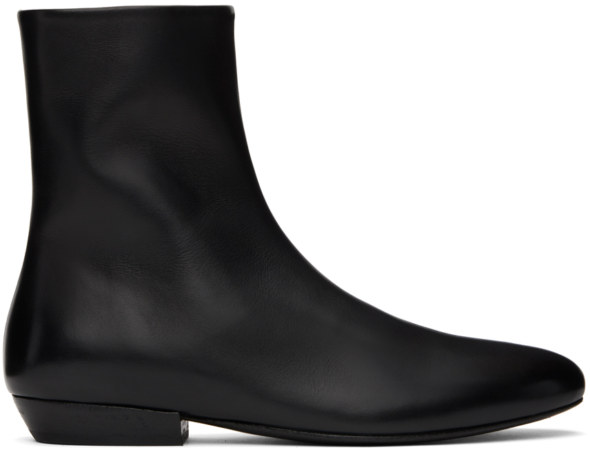 Shop Marsèll Black Miniblocco Boots In 666 Black