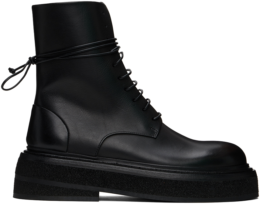 Shop Marsèll Black Zuccone Boots In 666 Black