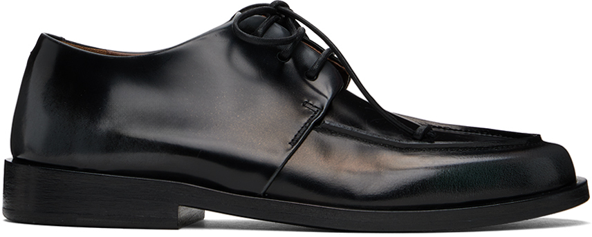 Shop Marsèll Black Mocasso Derbys In B66 Black