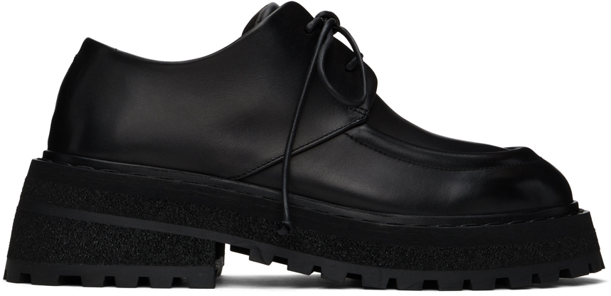 Shop Marsèll Black Carro Derbys In 666 Black