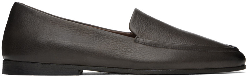 Shop Marsèll Gray Scivolo Loafers In 612 Mortar