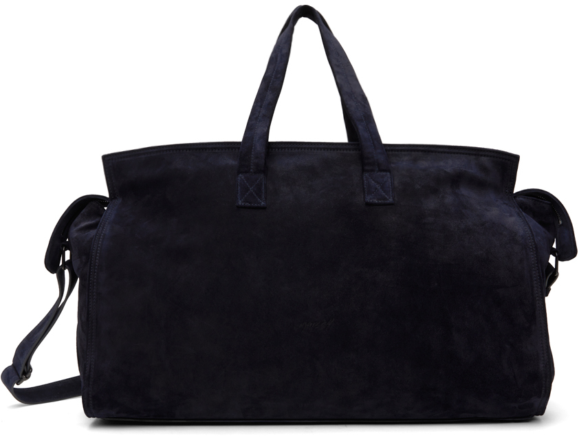 Shop Marsèll ネイビー Quarantotto Weekender バッグ In Midnight Blue