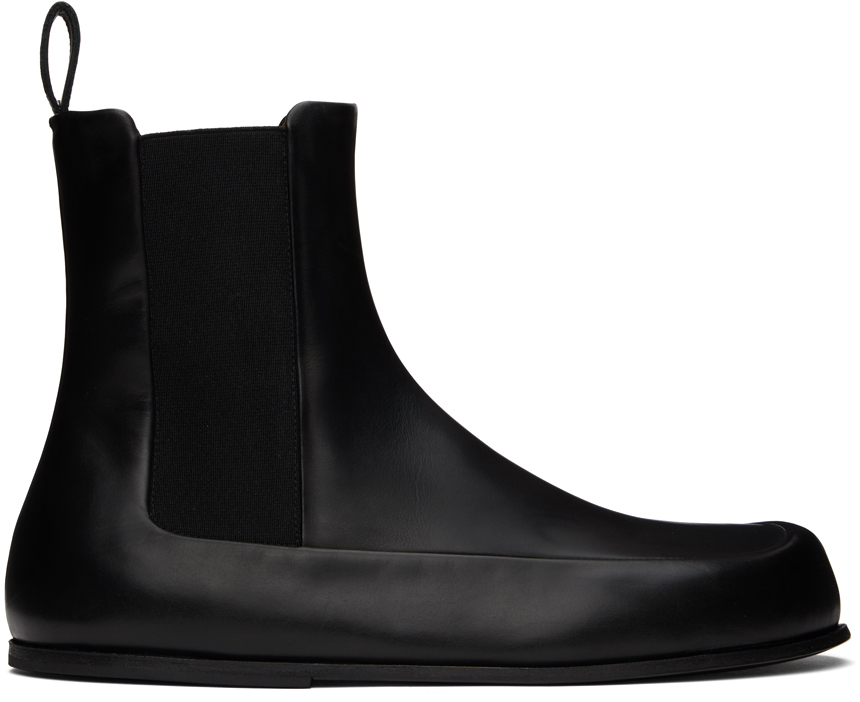 Marsèll Black Accomoda Beatle Chelsea Boots