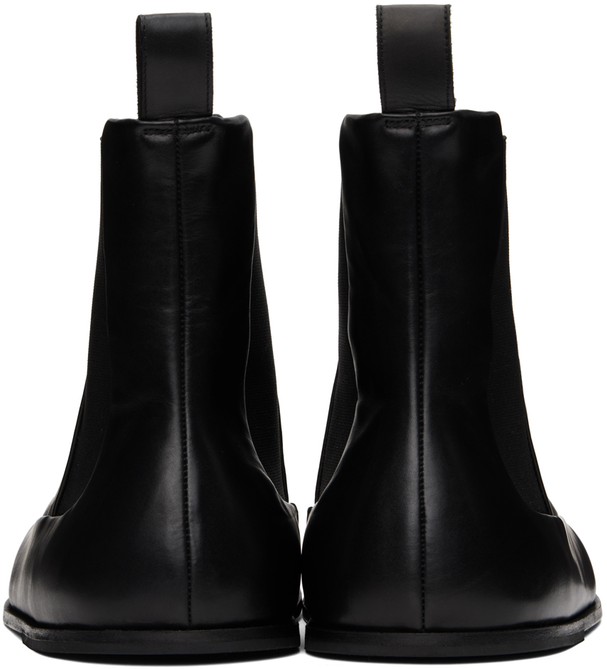 Marsèll Black Accomoda Beatle Chelsea Boots In Black