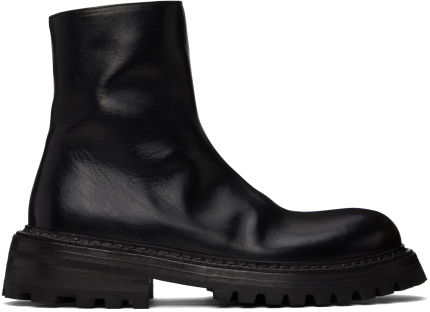 Marsèll Black Carrucola Ankle Boots