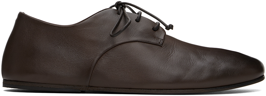 Shop Marsèll Brown Steccoblocco Derbys In Chocolate