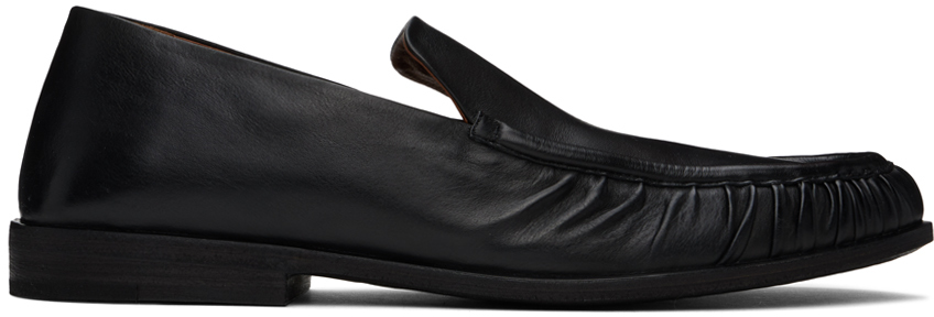 Marsèll Black Gathered Loafers