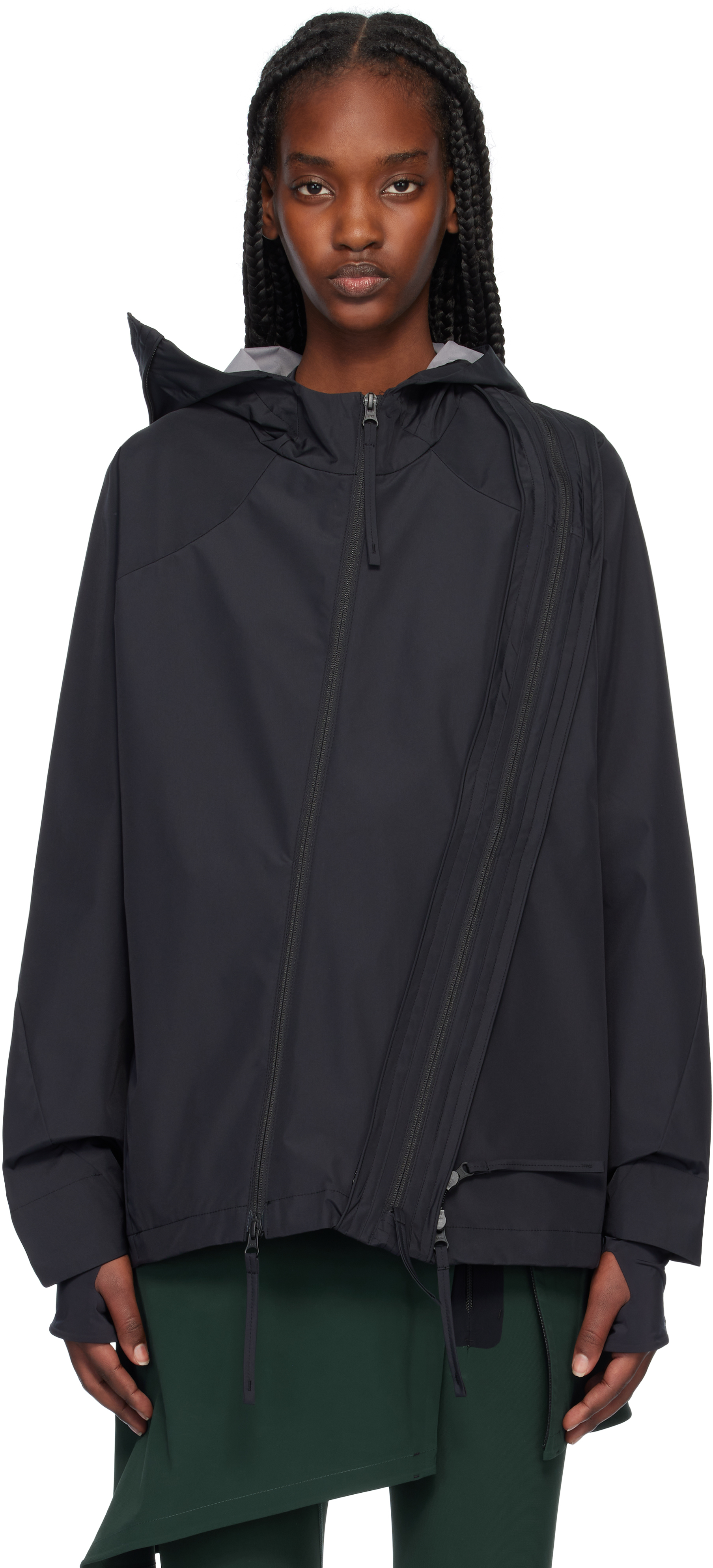 POST ARCHIVE FACTION (PAF) Black 7.0 Center Technical Jacket