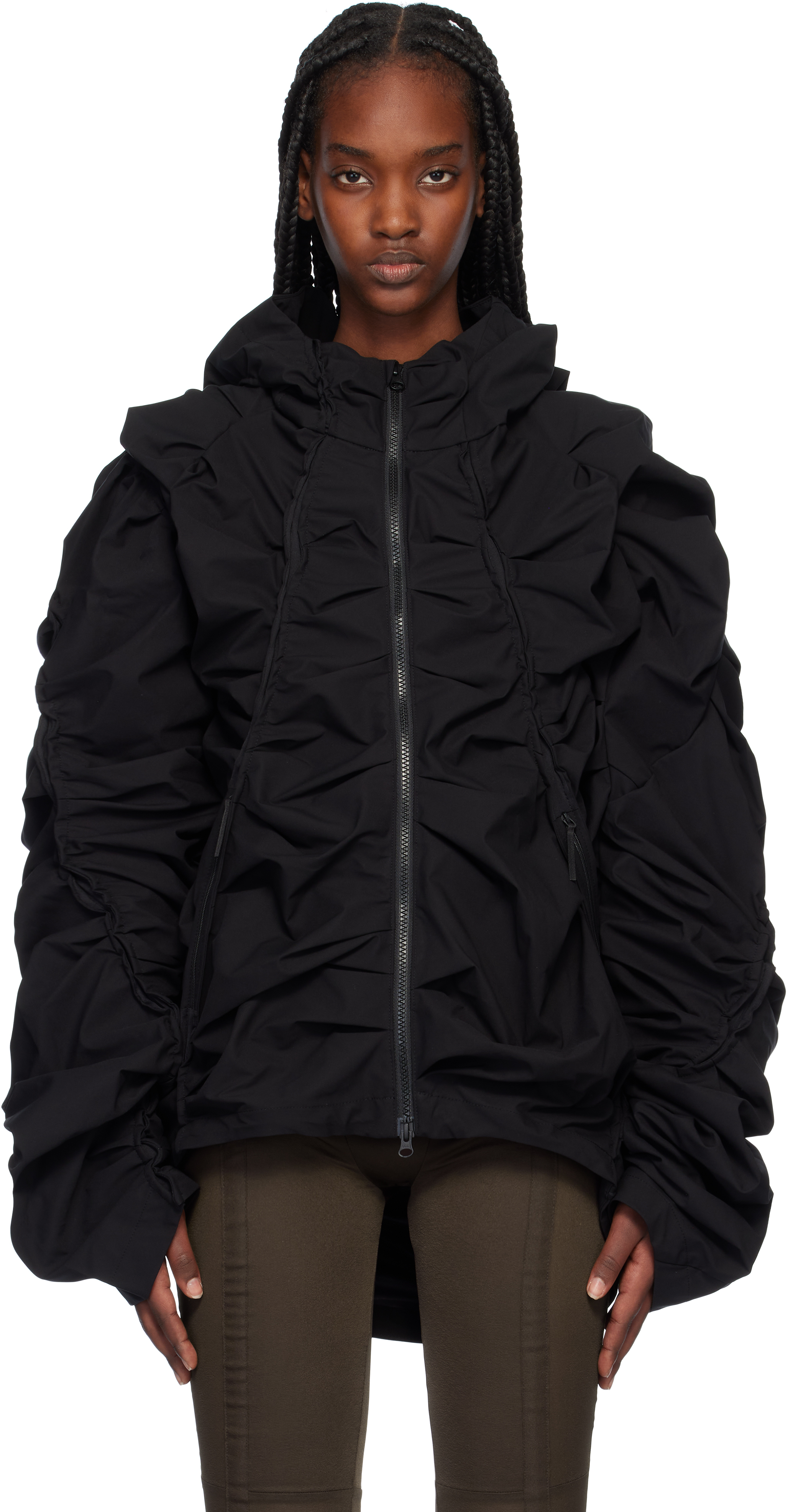 POST ARCHIVE FACTION (PAF) Black 7.0 Left Technical Jacket