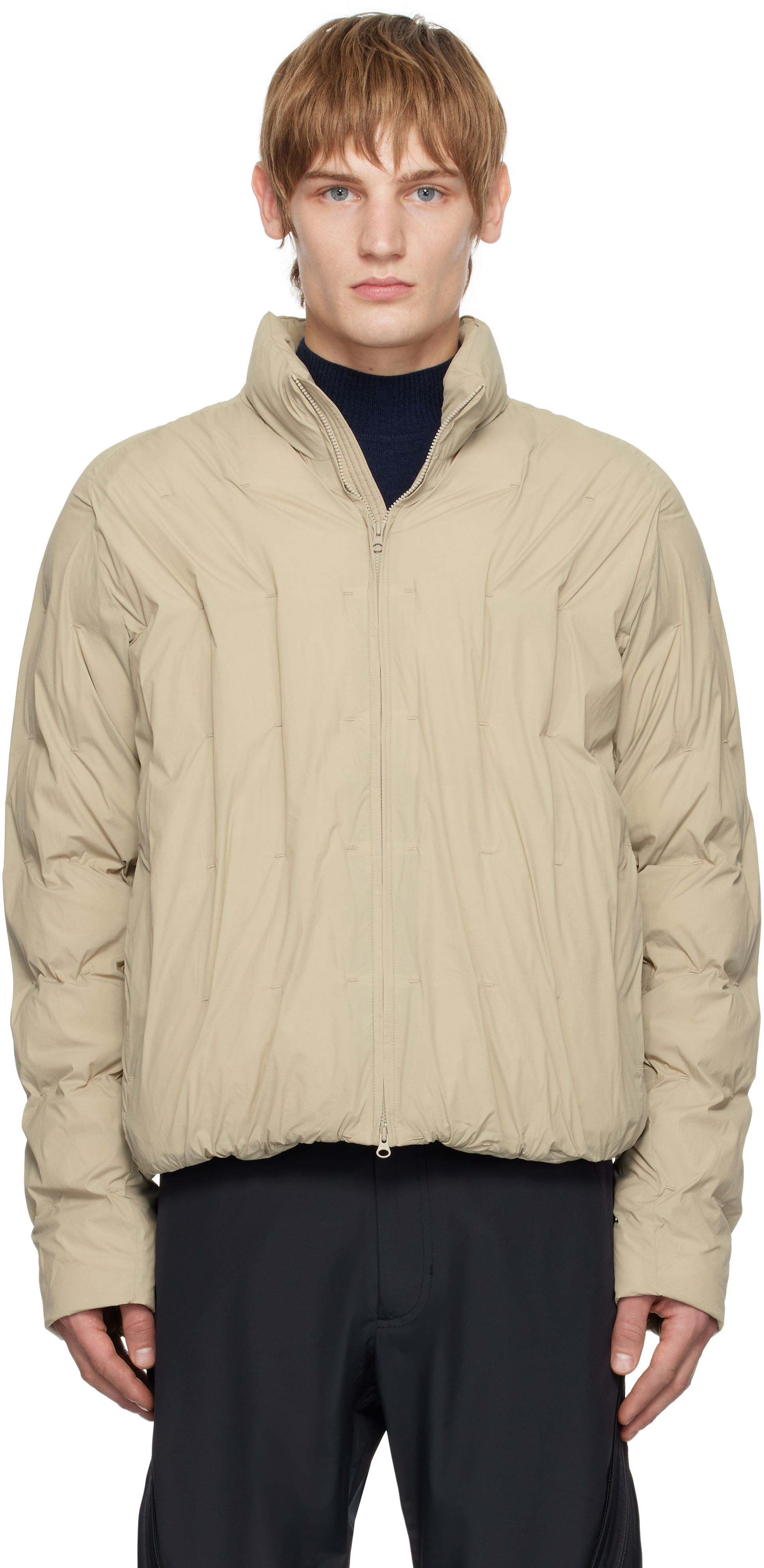 POST ARCHIVE FACTION (PAF) Beige 7.0 Right Light Down Jacket