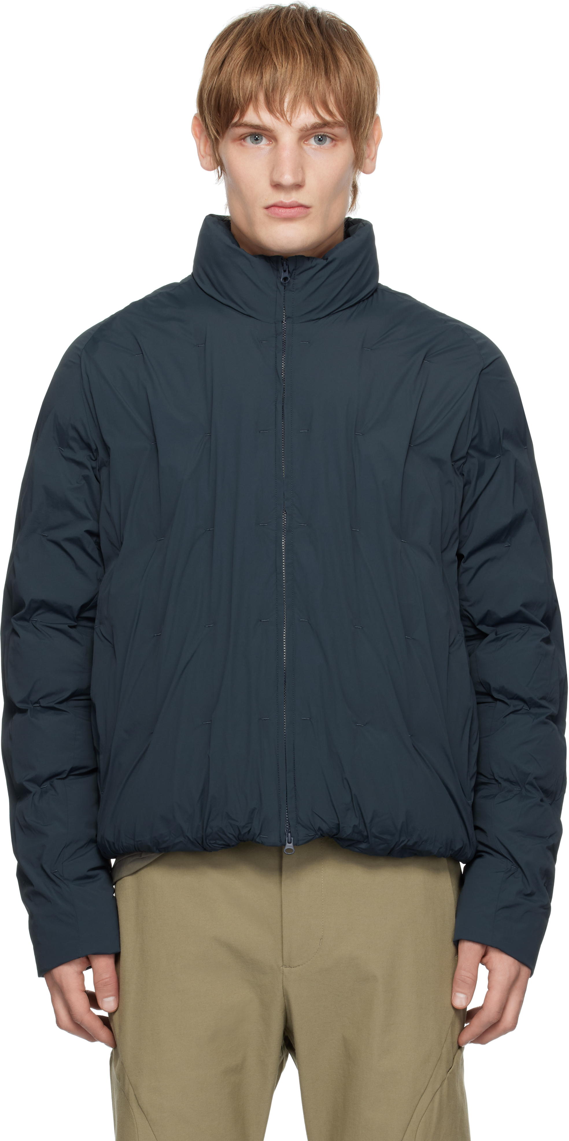 POST ARCHIVE FACTION (PAF) Navy 7.0 Right Light Down Jacket