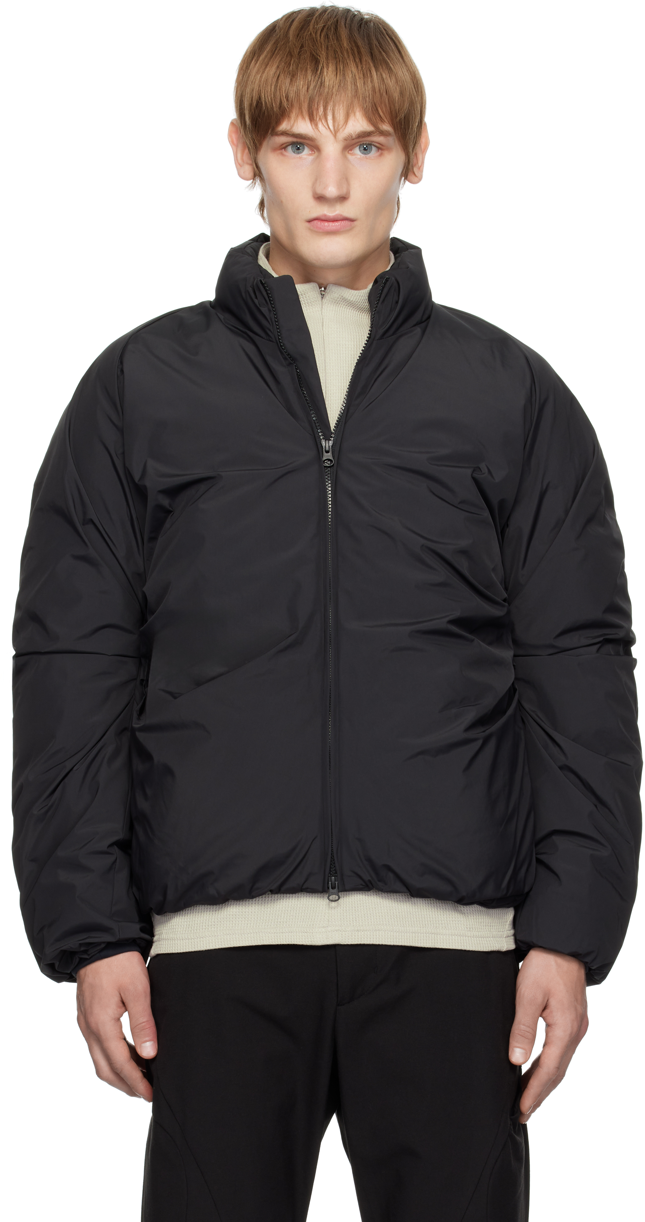 POST ARCHIVE FACTION (PAF) Black 7.0 Right Down Jacket