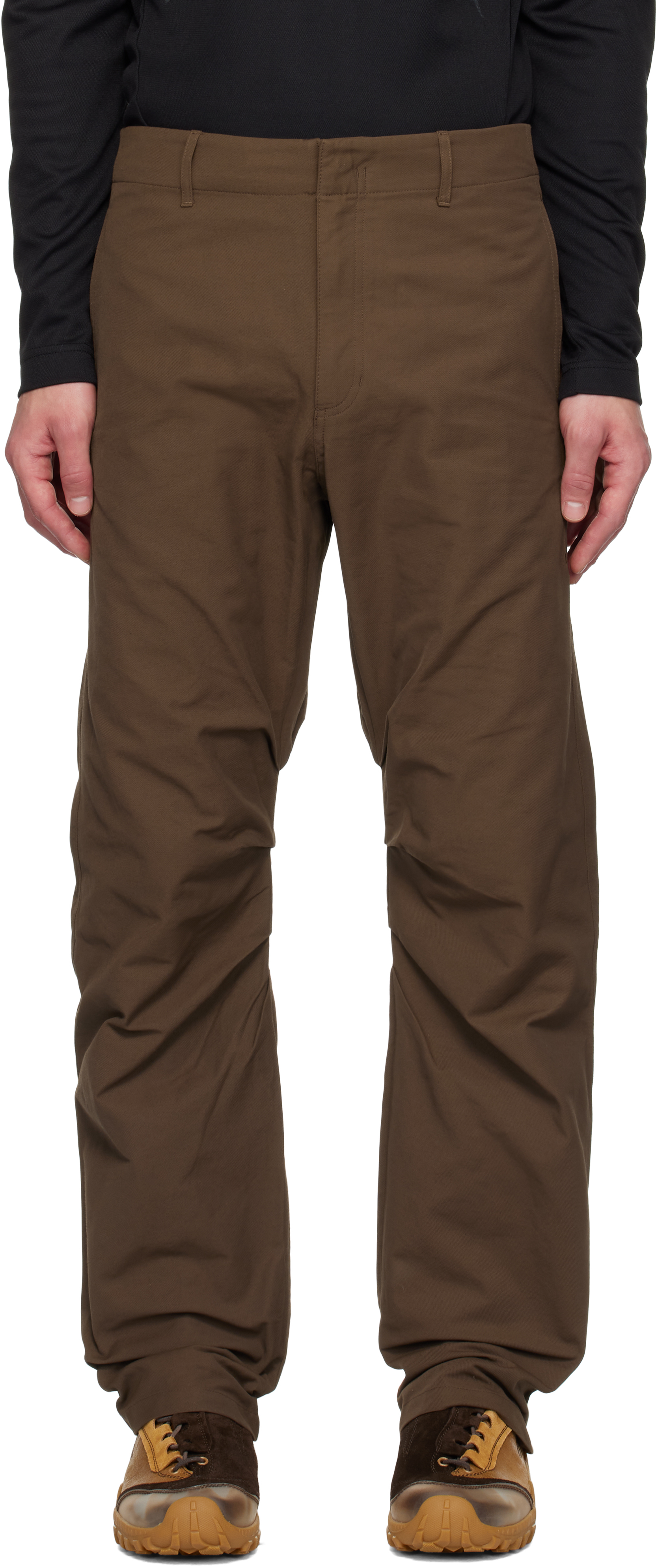 POST ARCHIVE FACTION (PAF) Brown 7.0 Right Trousers