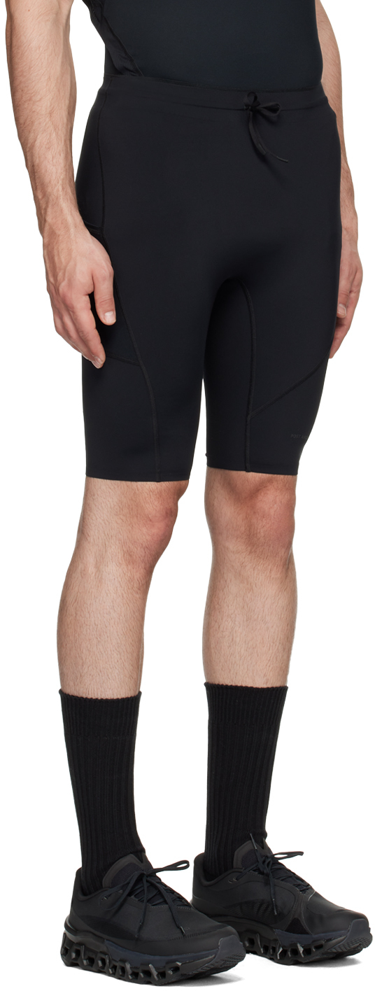 POST ARCHIVE FACTION (PAF) BLACK ON EDITION 7.0 SHORTS 