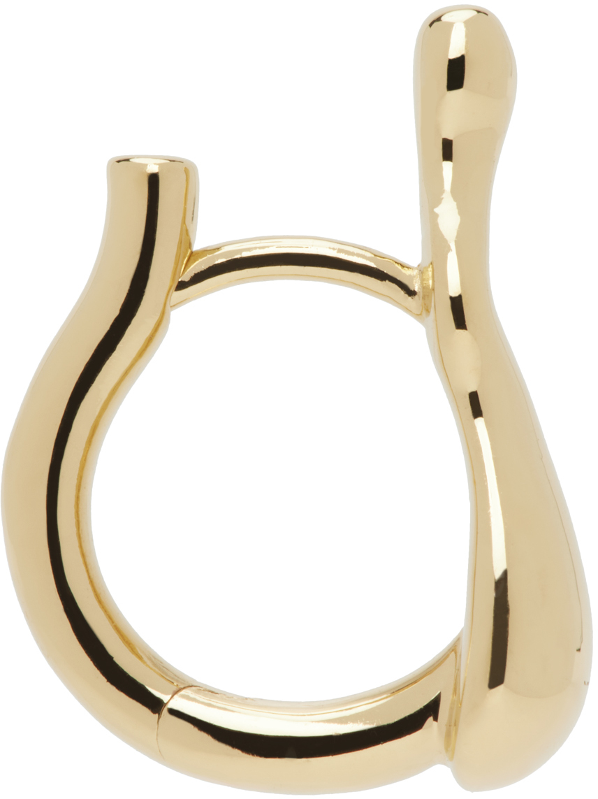 Gold Warschauer Huggie Single Earring