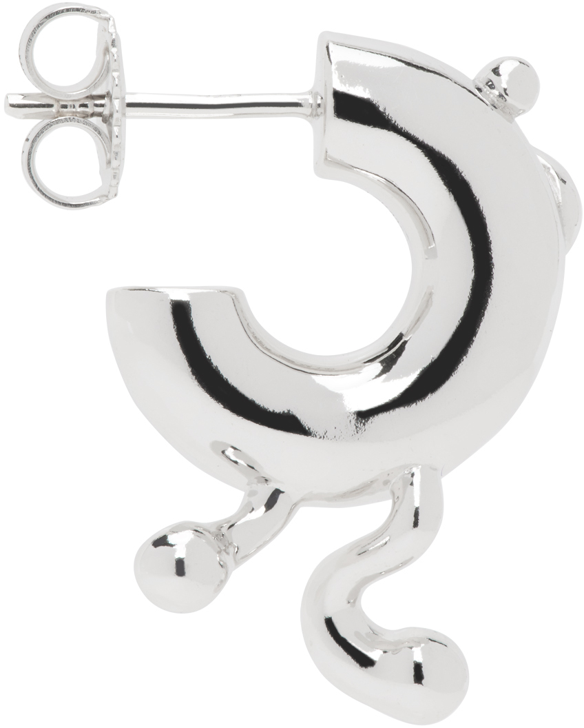 Silver Potsdamer Hoop Single Earring