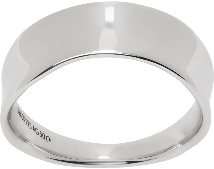 Shop Maria Black Silver Noon Ring