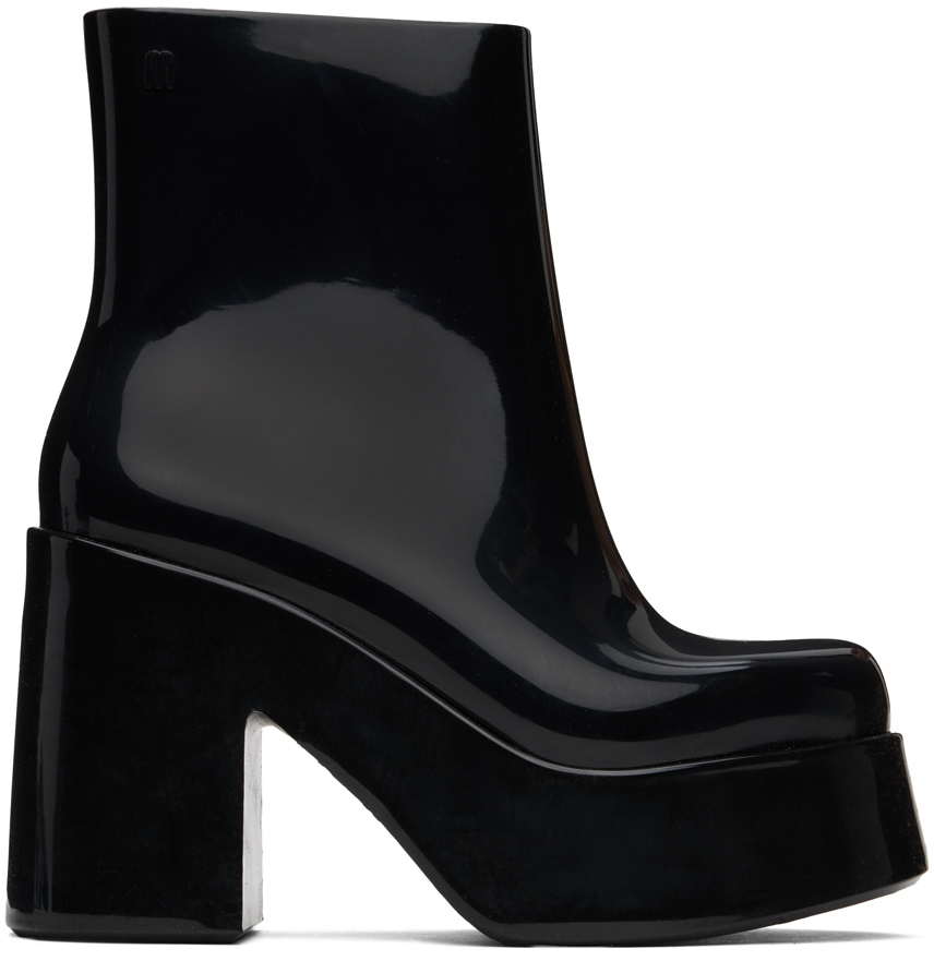 【関税込み】Melissa ブラック Nubia II ブーツ Melissa Black Nubia II Boots Melissa