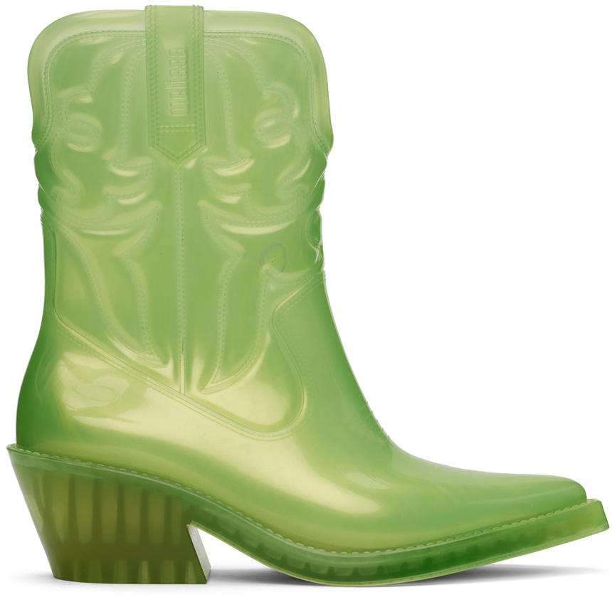 【関税込み】Melissa グリーン Texas ブーツ Green Texas Boots by Melissa on Sale