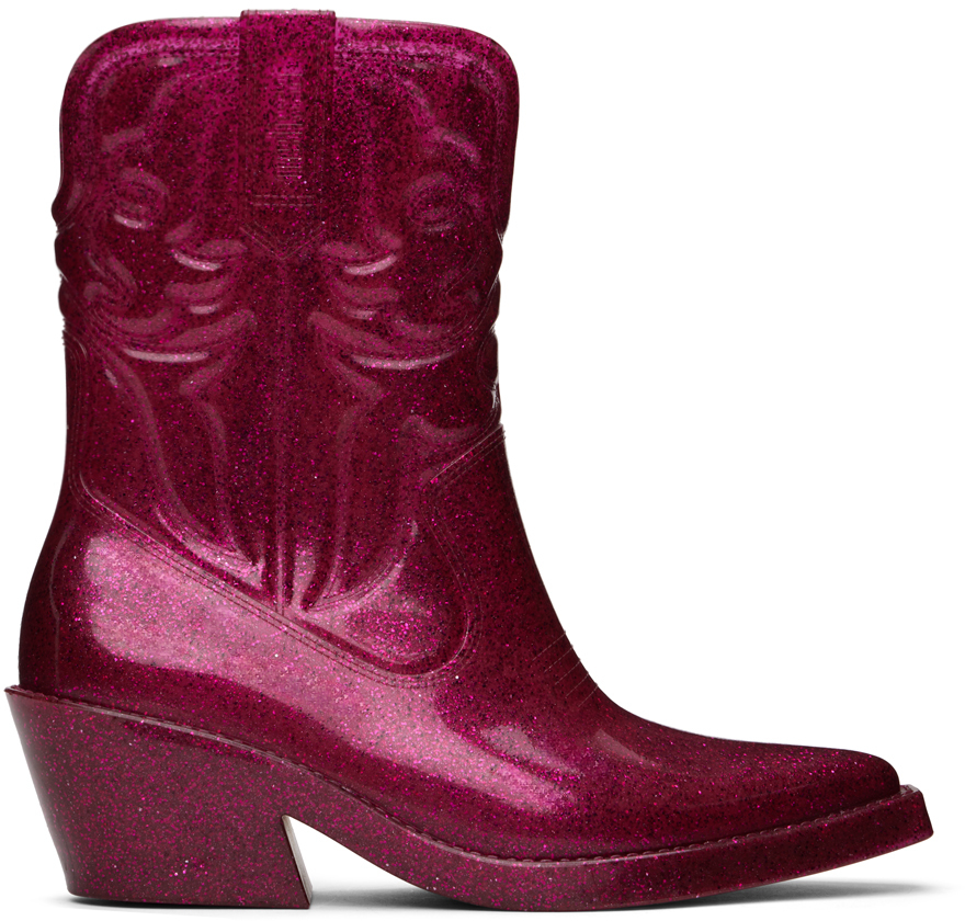 【関税込み】Melissa ピンク Texas ブーツ Pink Texas Boots by Melissa on Sale
