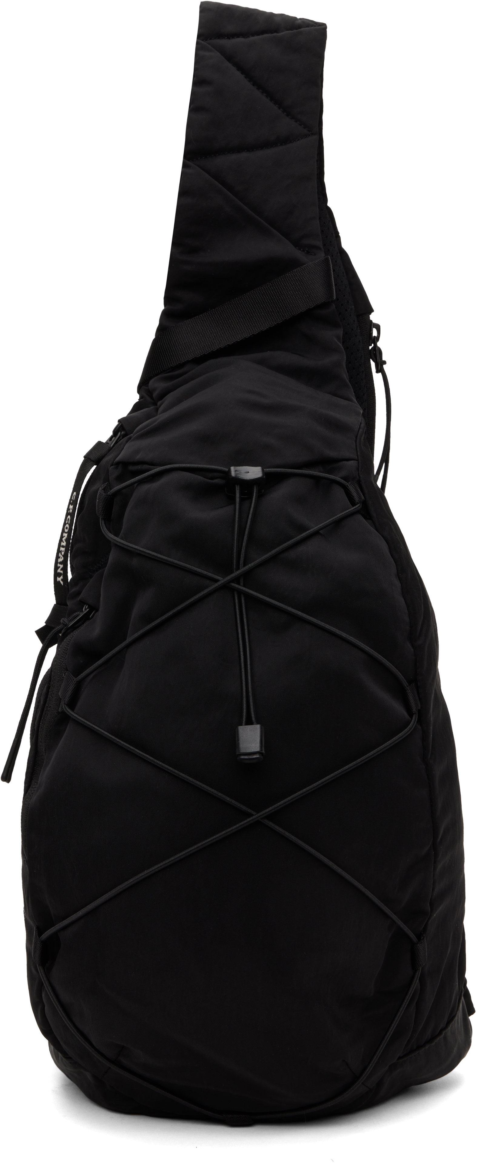 Black Nylon B Crossbody Rucksack Bag by C.P. Company on Sale