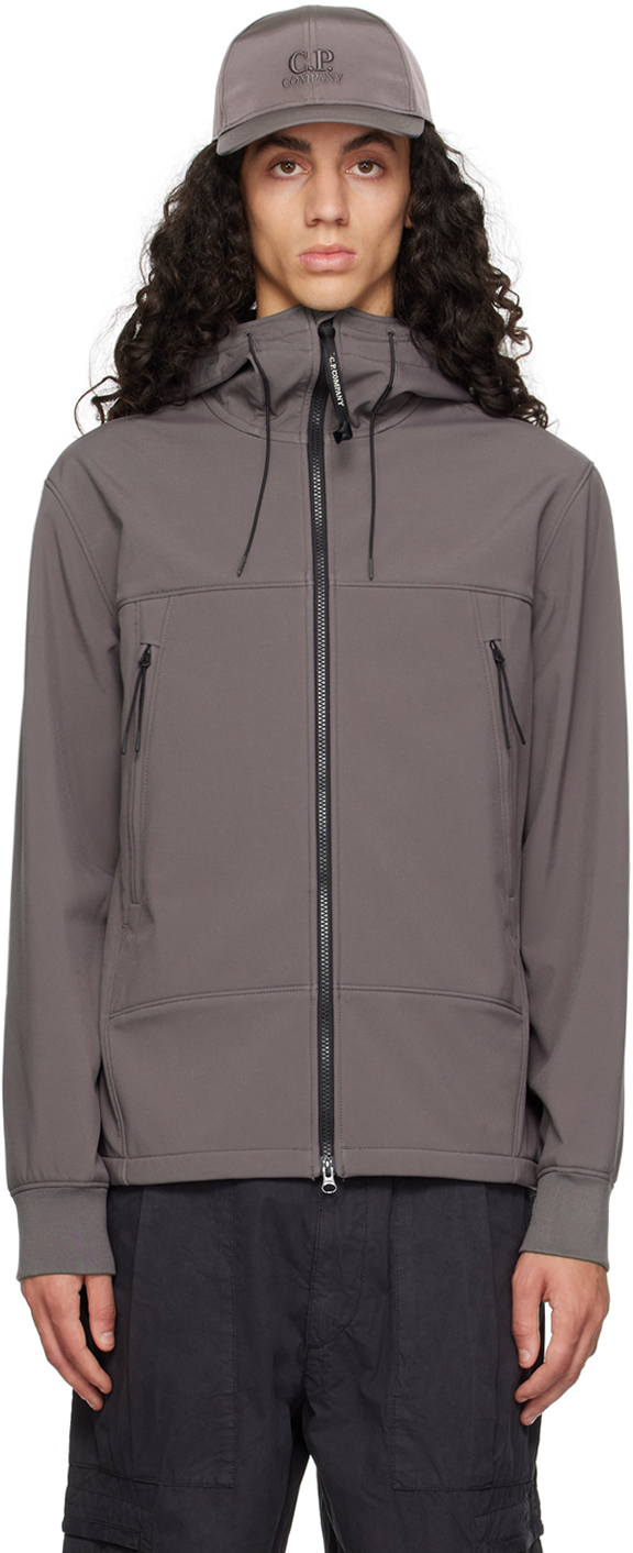 Shop C.p. Company Taupe C.p. Shell-r Jacket In 771 Boulevard