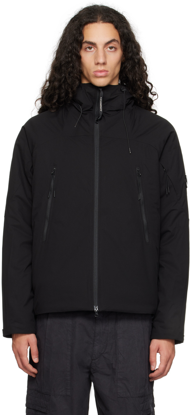 Shop C.p. Company Black Pro-tek Hooded Jacket In 999 Black