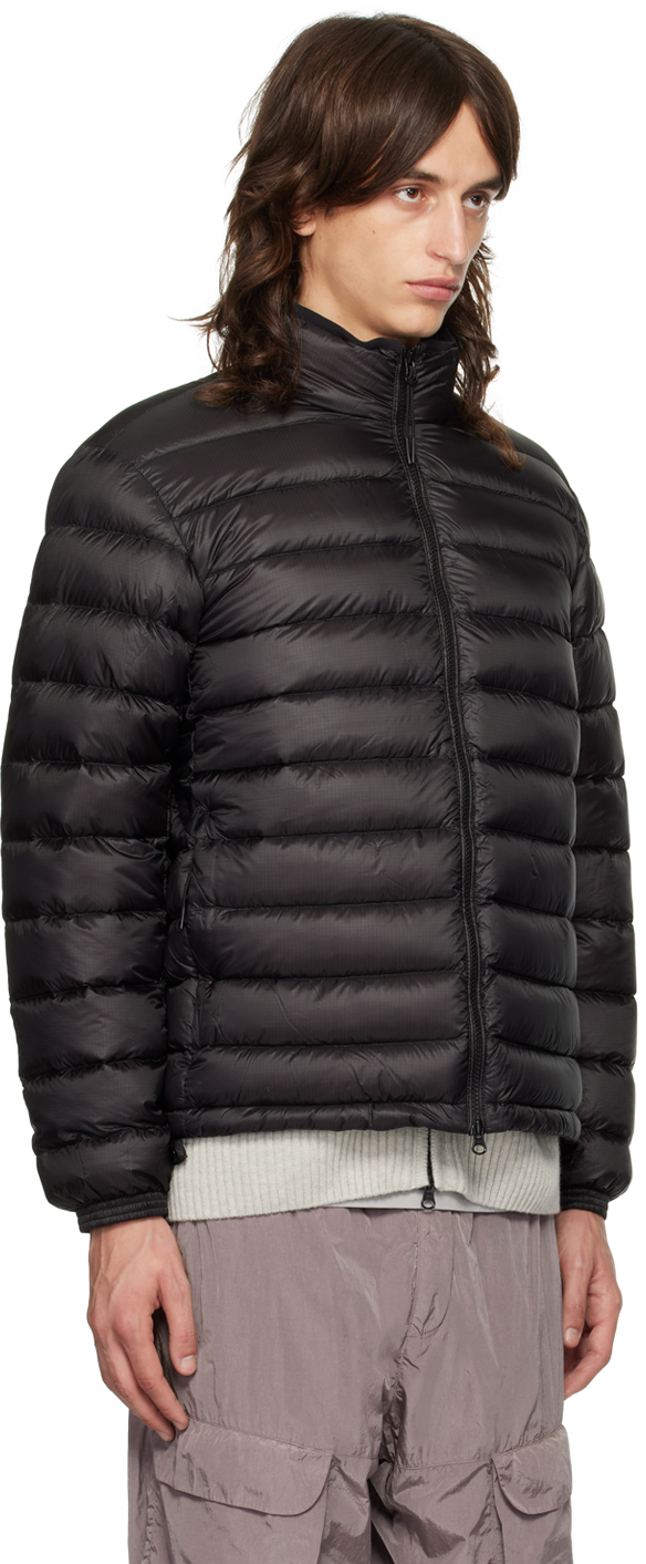 C.p. Company Black Gore-tex Infinium™ Utility Down Jacket In 999 Black