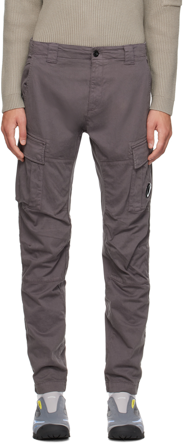 Shop C.p. Company Taupe Lens Ergonomic Cargo Pants In 771 Boulevard