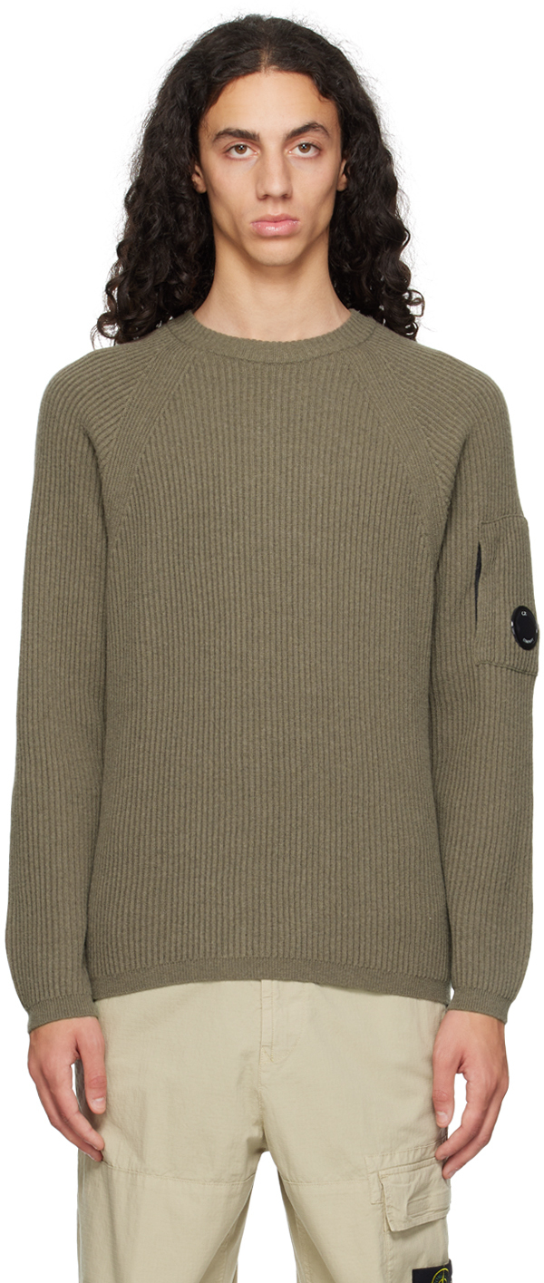C. P. Company Gray Lens Sweater