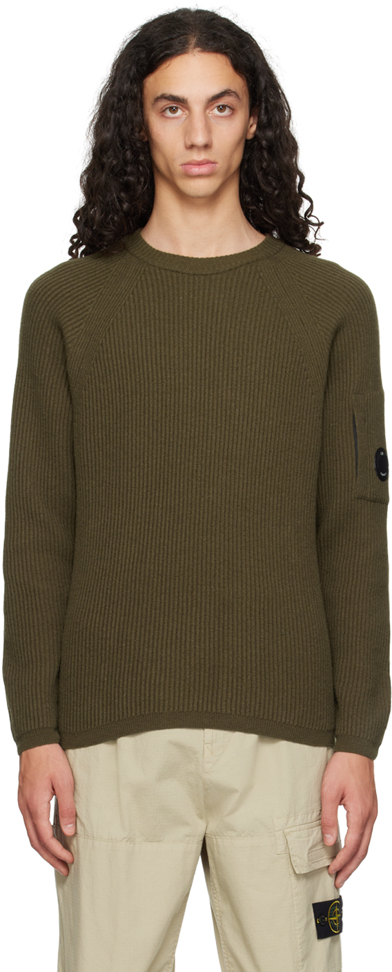 C.P. COMPANY ダークブラウン ニットセーター C.P. COMPANY（シーピーカンパニー）中古・古着オンライン通販