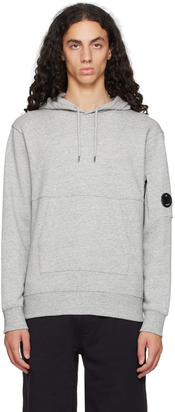 Gray Lens Hoodie by C.P. Company on Sale