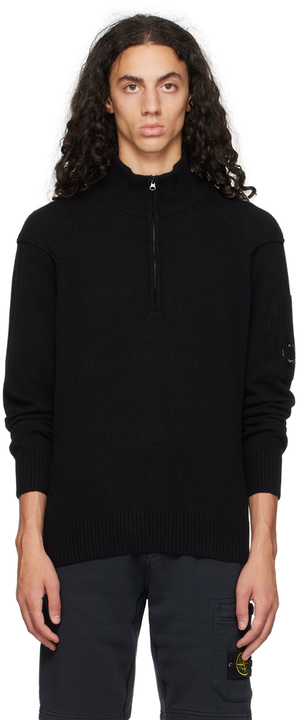 C.P. COMPANY BLACK LENS SWEATER 