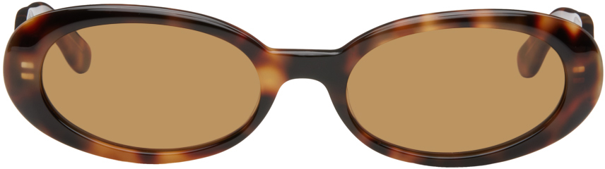 Shop Dmy By Dmy Tortoiseshell Valentina Sunglasses In Havana