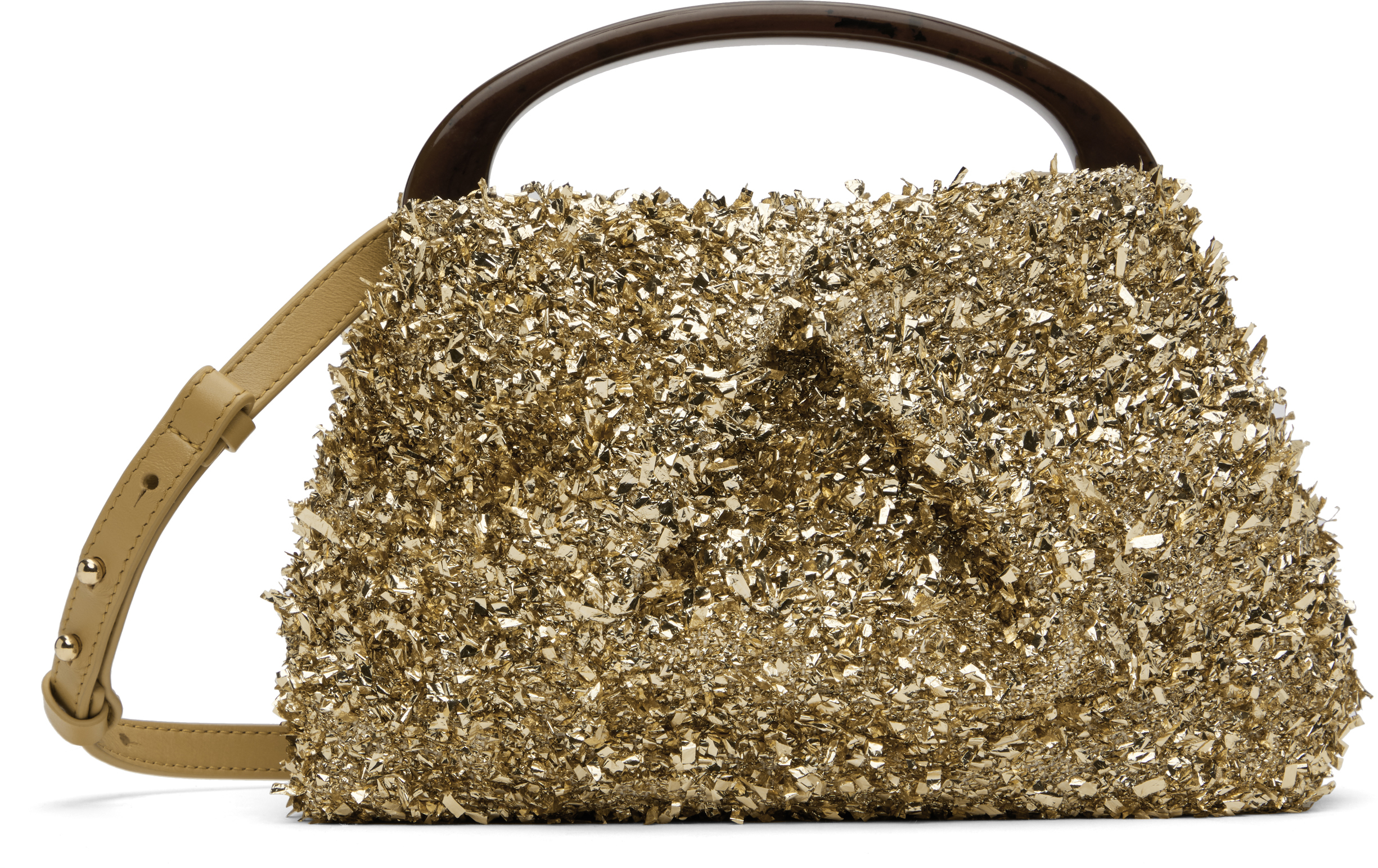 Gold Mini Embellished Bag