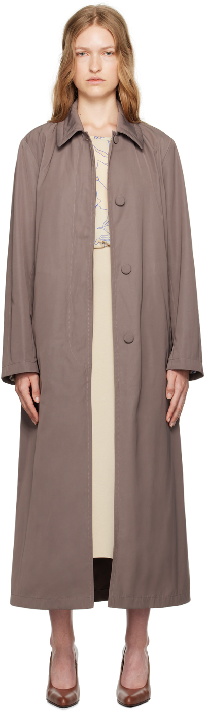 Taupe Long Coat