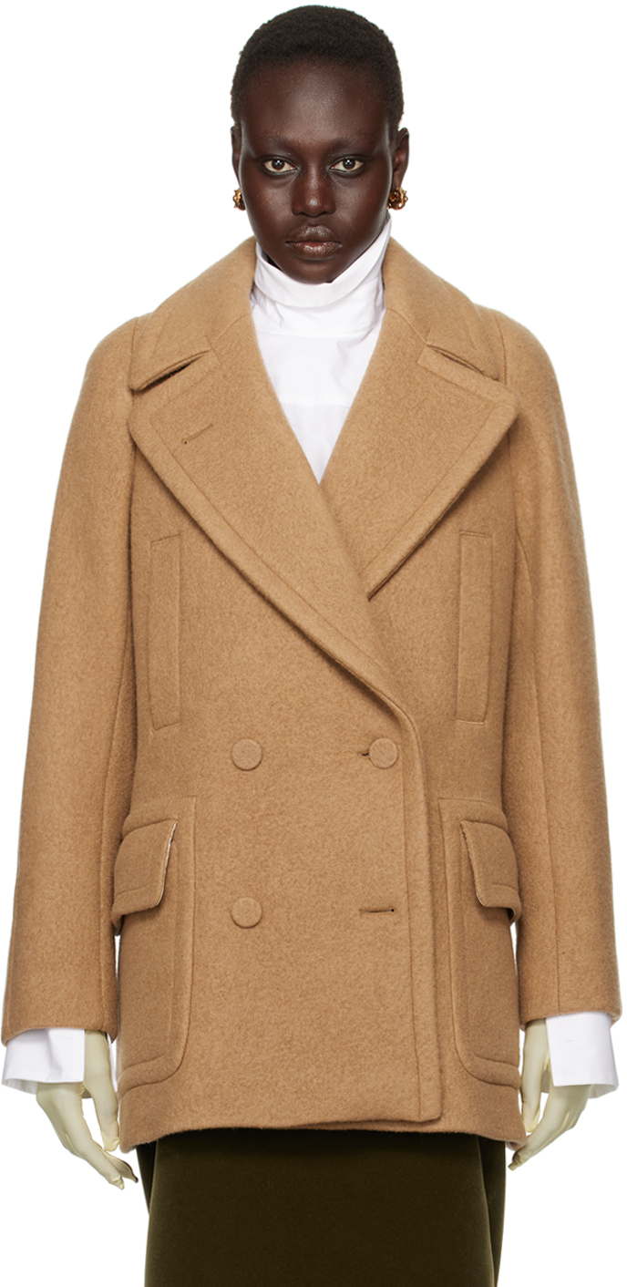 【関税込み】Dries Van Noten タン ショート コート Dries Van Notenのタン ショート コートがセール中