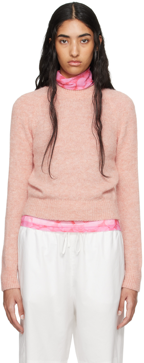 Shop Dries Van Noten Pink Alpaca Sweater In 303 Rose