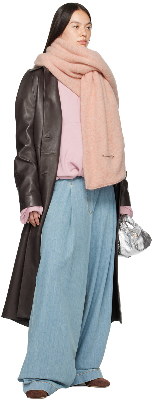 Dries Van Noten Oversized Draped Hooded Sweatshirt In 313 Lpink