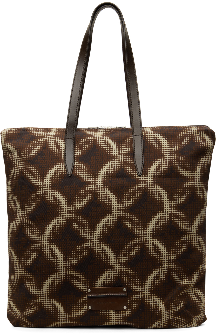 Brown Cotton Tote