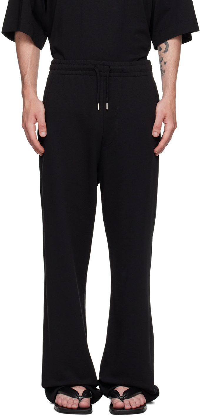 Black Straight Sweatpants